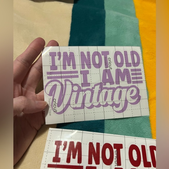 Hand Crafted Accessories - I’m Not Old I Am Vintage Vinyl Decal ✨